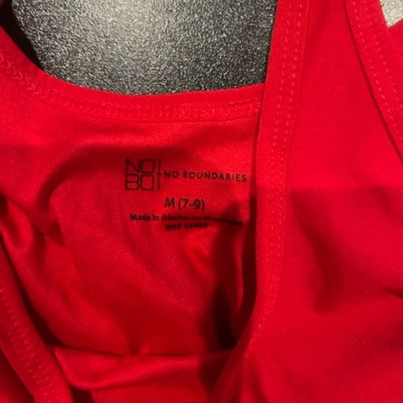 Bundle of 3 Tank Tops 1 Small Navy 1 Small Red 1 Medium Red NOBO Round Neck - Picture 3 of 5